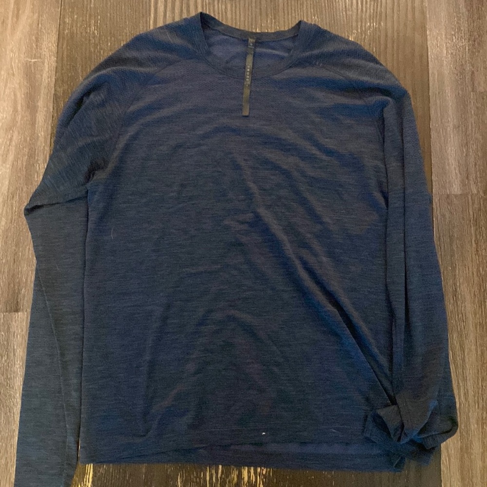 Lulu lemon Blue Large Longsleeve Athletic Shirt